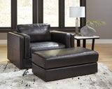 Amiata 2-Piece Chair and Ottoman (Oversized Chair, Ottoman)