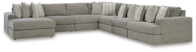 Avaliyah 7-Piece Sectional with Chaise (Sectional Orientation: Left Arm Facing)