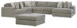 Avaliyah 7-Piece Sectional with Ottoman (Right-Arm Facing Corner Chaise, Armless Chair, Armless Chair, Armless Chair, Left-Arm Facing Corner Chair, Wedge, Oversized Accent Ottoman)
