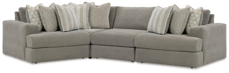 Avaliyah 5-Piece Sectional with Ottoman (Armless Chair, Left-Arm Facing Corner Chair, Right-Arm Facing Corner Chair, Wedge, Oversized Accent Ottoman)