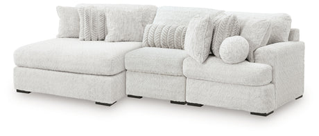Cuddle Plush 3-Piece Sectional with Chaise (Configuration: 3-Piece (Cuddle Plush Oversized Armless Chaise, Cuddle Plush Armless Chair, Cuddle Plush Right-Arm Facing Corner Chair))
