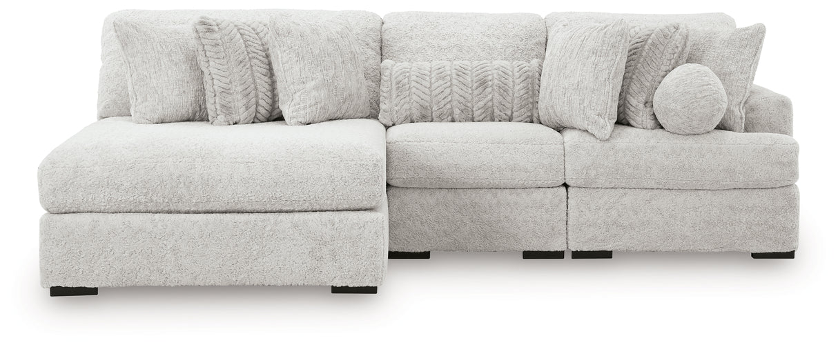 Cuddle Plush 3-Piece Sectional with Chaise (Configuration: 3-Piece (Cuddle Plush Oversized Armless Chaise, Cuddle Plush Armless Chair, Cuddle Plush Right-Arm Facing Corner Chair))