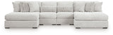 Cuddle Plush 3-Piece Sectional with Chaise (Configuration: 4-Piece (Cuddle Plush Oversized Armless Chaise, Cuddle Plush Oversized Armless Chaise, Cuddle Plush Armless Chair, Cuddle Plush Armless Chair))