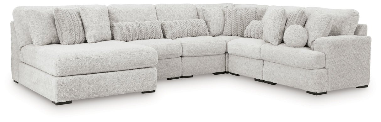 Cuddle Plush 3-Piece Sectional with Chaise (Configuration: 6-Piece (Cuddle Plush Oversized Armless Chaise, Cuddle Plush Armless Chair, Cuddle Plush Armless Chair, Cuddle Plush Armless Chair, Cuddle Plush Right-Arm Facing Corner Chair, Cuddle Plush Wedge))