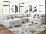 Cuddle Plush 3-Piece Sectional with Chaise (Configuration: 6-Piece (Cuddle Plush Oversized Armless Chaise, Cuddle Plush Armless Chair, Cuddle Plush Armless Chair, Cuddle Plush Armless Chair, Cuddle Plush Right-Arm Facing Corner Chair, Cuddle Plush Wedge))