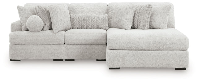 Cuddle Plush 3-Piece Sectional with Chaise (Configuration: 3-Piece (Cuddle Plush Oversized Armless Chaise, Cuddle Plush Armless Chair, Cuddle Plush Left-Arm Facing Corner Chair))
