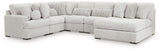 Cuddle Plush 3-Piece Sectional with Chaise (Configuration: 6-Piece (Cuddle Plush Oversized Armless Chaise, Cuddle Plush Armless Chair, Cuddle Plush Armless Chair, Cuddle Plush Armless Chair, Cuddle Plush Left-Arm Facing Corner Chair, Cuddle Plush Wedge))