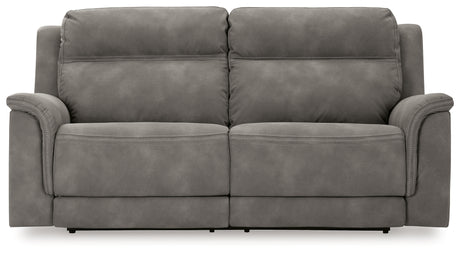 Next-Gen DuraPella Power Reclining Sofa (Color: Slate)