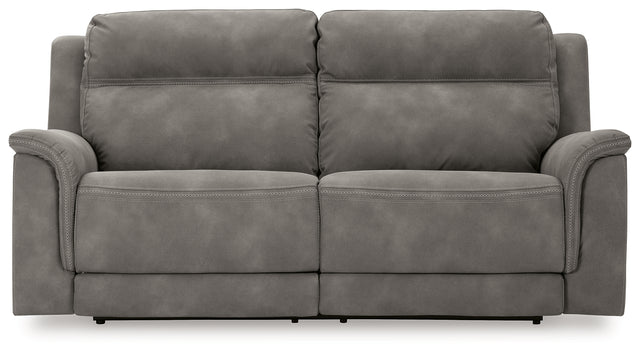 Next-Gen DuraPella Power Reclining Sofa (Color: Slate)