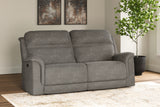 Next-Gen DuraPella Power Reclining Sofa (Color: Slate)