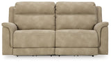 Next-Gen DuraPella Power Reclining Sofa (Color: Sand)