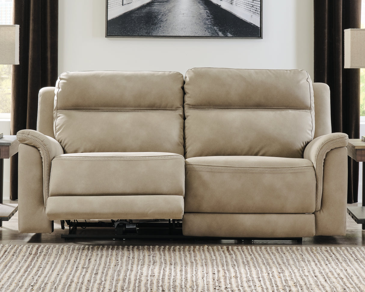 Next-Gen DuraPella Power Reclining Sofa (Color: Sand)