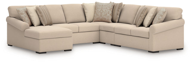 LadyMae 5-Piece Sectional with Chaise (Sectional Orientation: Left Arm Facing)