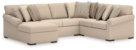 LadyMae 4-Piece Sectional with Chaise (Sectional Orientation: Left Arm Facing)