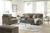 Stonemeade 3-Piece Sofa Chaise, Chair, and Ottoman (Sofa Chaise, Oversized Chair, Ottoman)