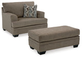 Stonemeade 4-Piece Sofa, Loveseat, Chair and Ottoman (Sofa, Loveseat, Oversized Chair, Ottoman)