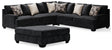 Lavernett 4-Piece Sectional with Ottoman (Left-Arm Facing Sofa, Right-Arm Facing Sofa, Wedge, Oversized Accent Ottoman)