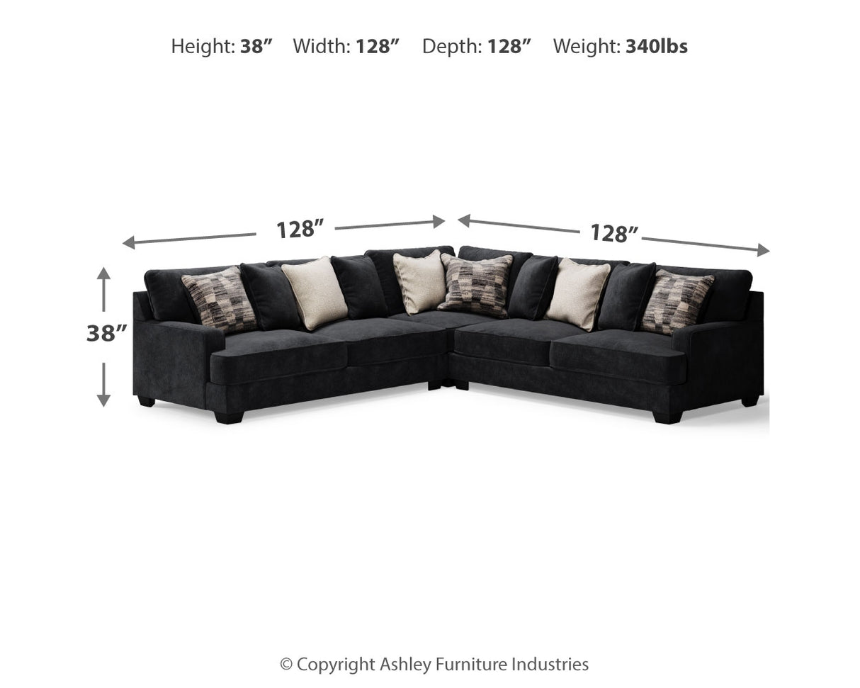 Lavernett 3-Piece Sectional (Configuration: 3-Piece (Lavernett Left-Arm Facing Sofa, Lavernett Right-Arm Facing Sofa, Lavernett Wedge))