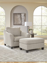 Willarae 2-Piece Chair and Ottoman (Oversized Chair, Ottoman)