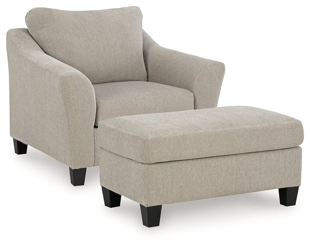 Willarae 2-Piece Chair and Ottoman (Oversized Chair, Ottoman)