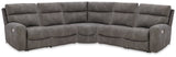 Next-Gen DuraPella 5-Piece Power Reclining Sectional