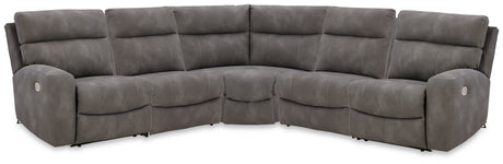 Next-Gen DuraPella 5-Piece Power Reclining Sectional
