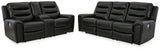 Warlin Power Reclining Sofa and Loveseat