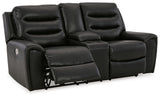 Warlin 2-Piece Sofa and Loveseat (Power Reclining Sofa, Power Reclining Loveseat with Console)