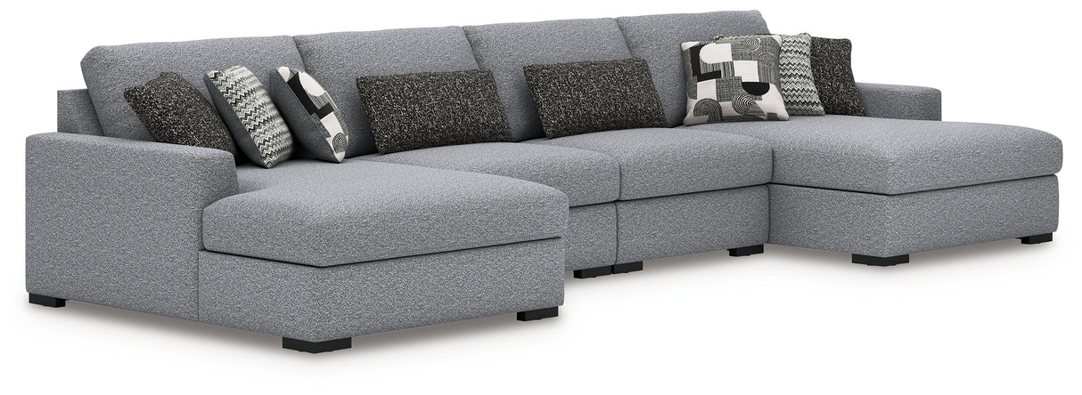 Bealton 4-Piece Sectional with Double Chaise