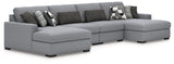 Bealton 4-Piece Sectional with Double Chaise