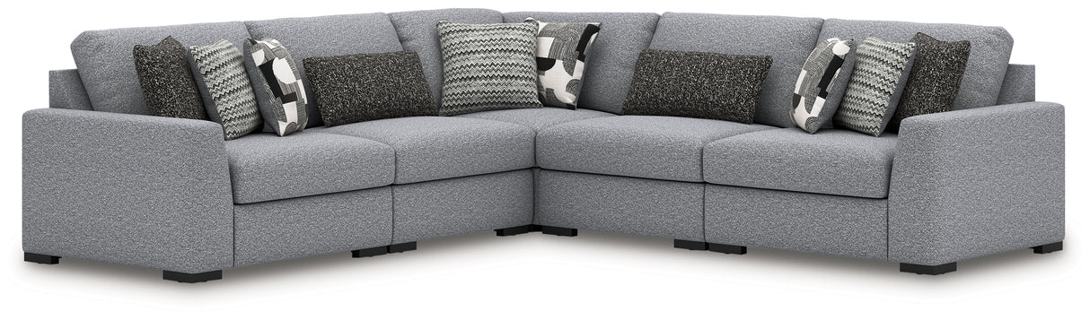 Bealton 4-Piece Sectional (Configuration: 5-Piece (Bealton Armless Chair, Bealton Armless Chair, Bealton Left-Arm Facing Corner Chair, Bealton Right-Arm Facing Corner Chair, Bealton Wedge))