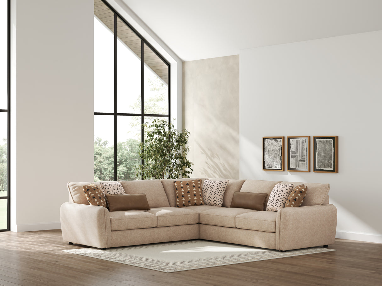 Seyler 4-Piece Sectional (Configuration: 3-Piece (Seyler Left-Arm Facing Sofa, Seyler Right-Arm Facing Sofa, Seyler Wedge))