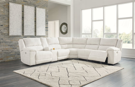 Keensburg Power Reclining Sectional (Configuration: 3-Piece (Left-Arm Facing Power Reclining Loveseat with Console, Right-Arm Facing Power Reclining Loveseat, Wedge))