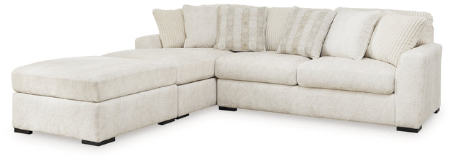 Chessington 3-Piece Sectional with Ottoman (Left-Arm Facing Corner Chaise, Right-Arm Facing Sofa, Oversized Accent Ottoman)