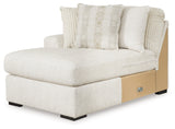 Chessington 3-Piece Sectional with Ottoman (Left-Arm Facing Corner Chaise, Right-Arm Facing Sofa, Oversized Accent Ottoman)