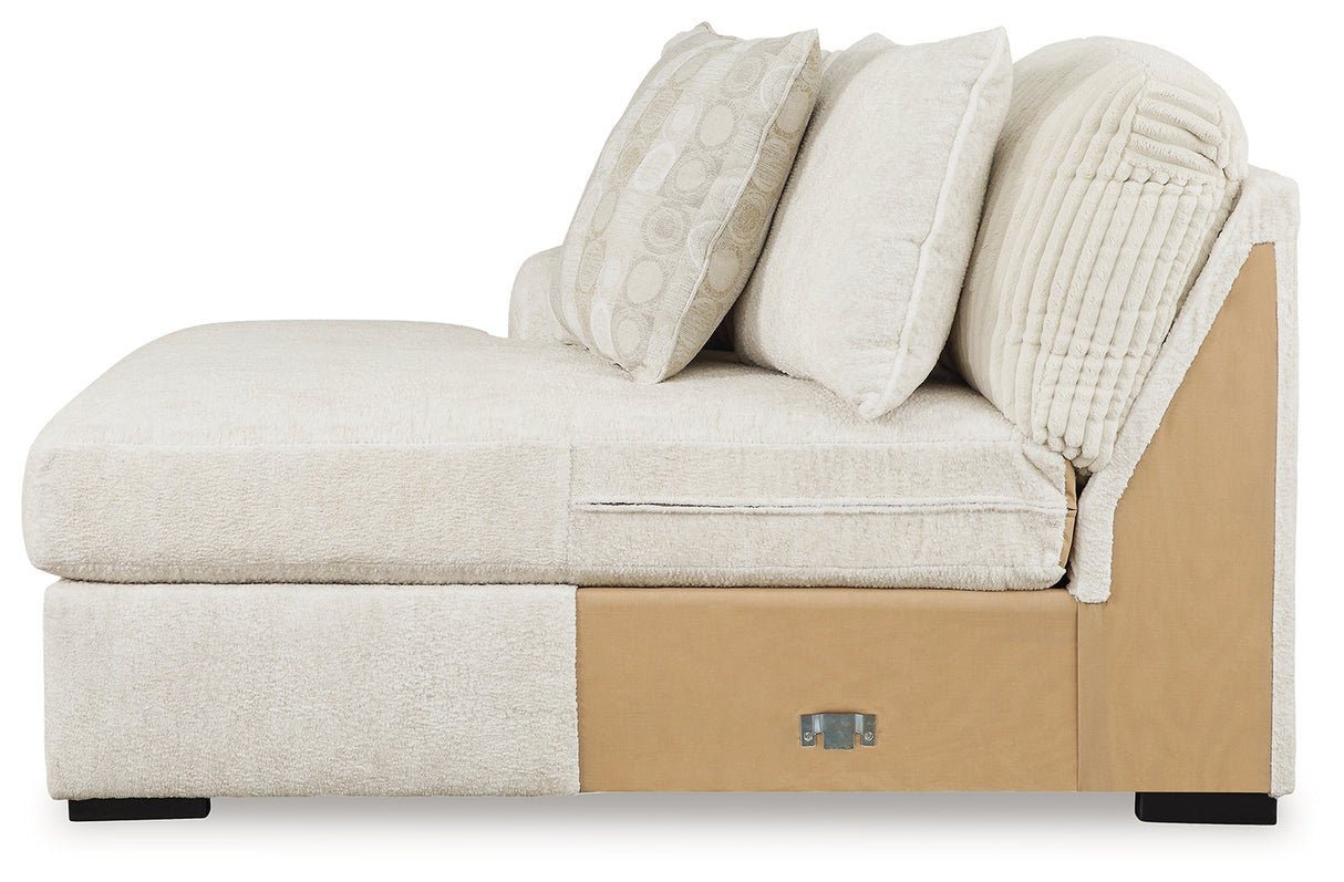 Chessington 3-Piece Sectional with Ottoman (Left-Arm Facing Corner Chaise, Right-Arm Facing Sofa, Oversized Accent Ottoman)