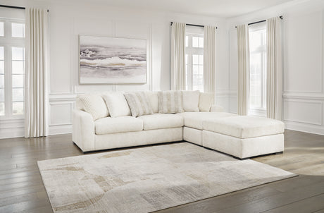 Chessington 3-Piece Sectional with Ottoman (Right-Arm Facing Corner Chaise, Left-Arm Facing Sofa, Oversized Accent Ottoman)