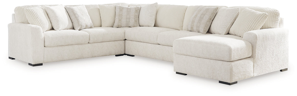 Chessington 4-Piece Sectional with Chaise (Sectional Orientation: Right Arm Facing)