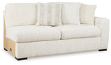 Chessington 3-Piece Sectional with Ottoman (Left-Arm Facing Corner Chaise, Right-Arm Facing Sofa, Oversized Accent Ottoman)