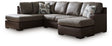 Castille Way 2-Piece Sleeper Sectional with Chaise (Configuration: 2-Piece (Castille Way Left-Arm Facing Corner Chaise, Castille Way Right-Arm Facing Queen Sofa Chaise Sleeper))