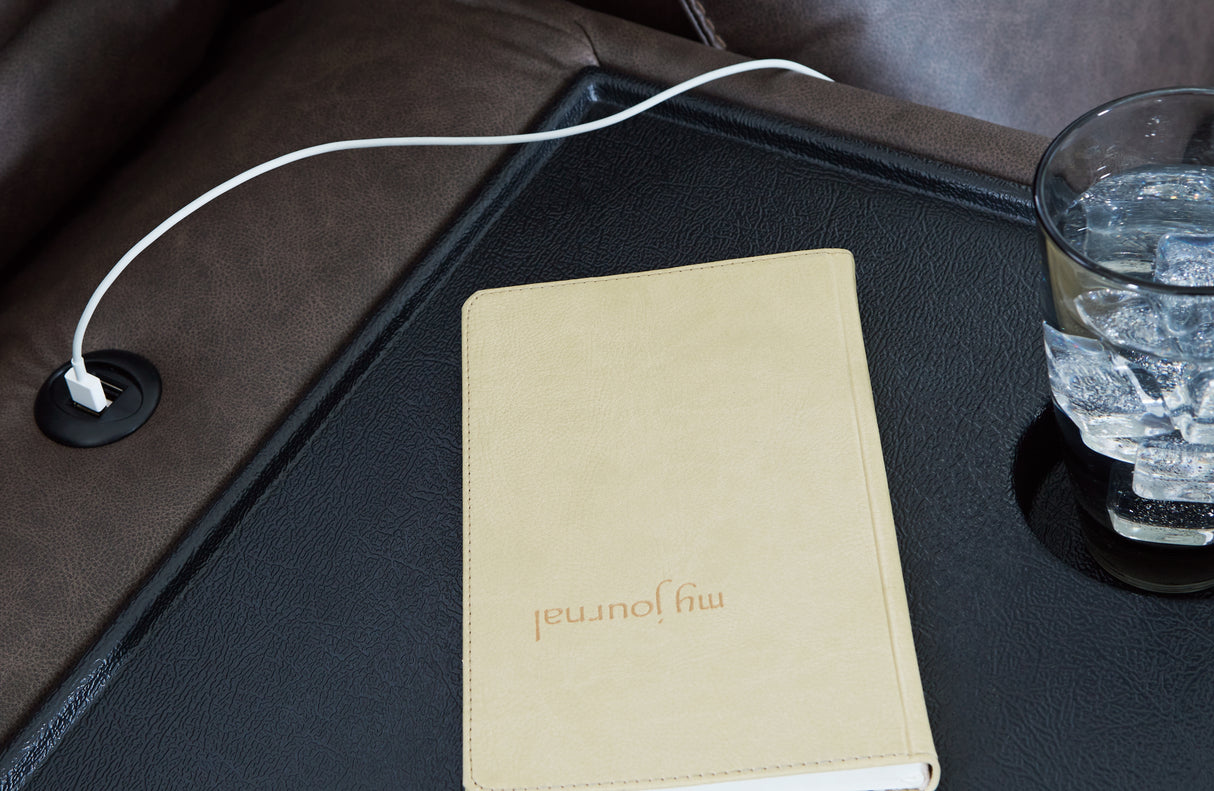 Lavenhorne 2-Piece Sofa and Loveseat (Reclining Sofa with Drop Down Table, Reclining Loveseat with Console)