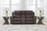 Lavenhorne 3-Piece Sofa, Loveseat and Recliner (Reclining Sofa with Drop Down Table, Reclining Loveseat with Console, Recliner)