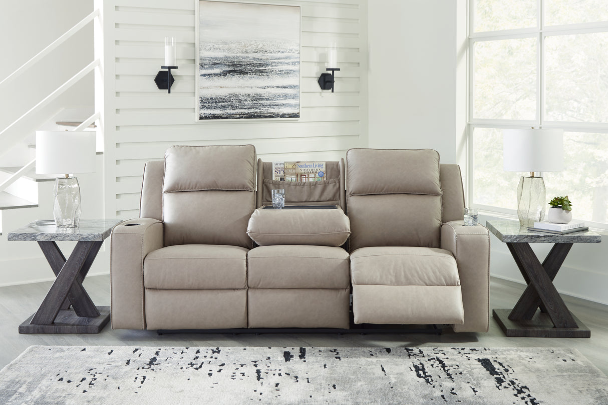 Lavenhorne 3-Piece Sofa, Loveseat and Recliner (Reclining Sofa with Drop Down Table, Reclining Loveseat with Console, Recliner)
