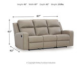 Lavenhorne 3-Piece Sofa, Loveseat and Recliner (Reclining Sofa with Drop Down Table, Reclining Loveseat with Console, Recliner)