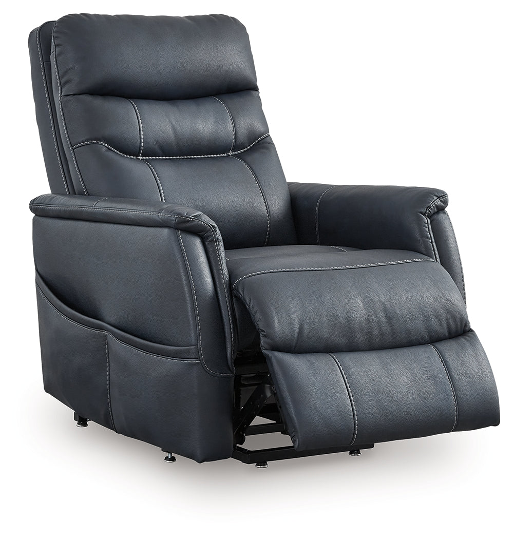 Strawbill Power Lift Recliner (Color: Sapphire)