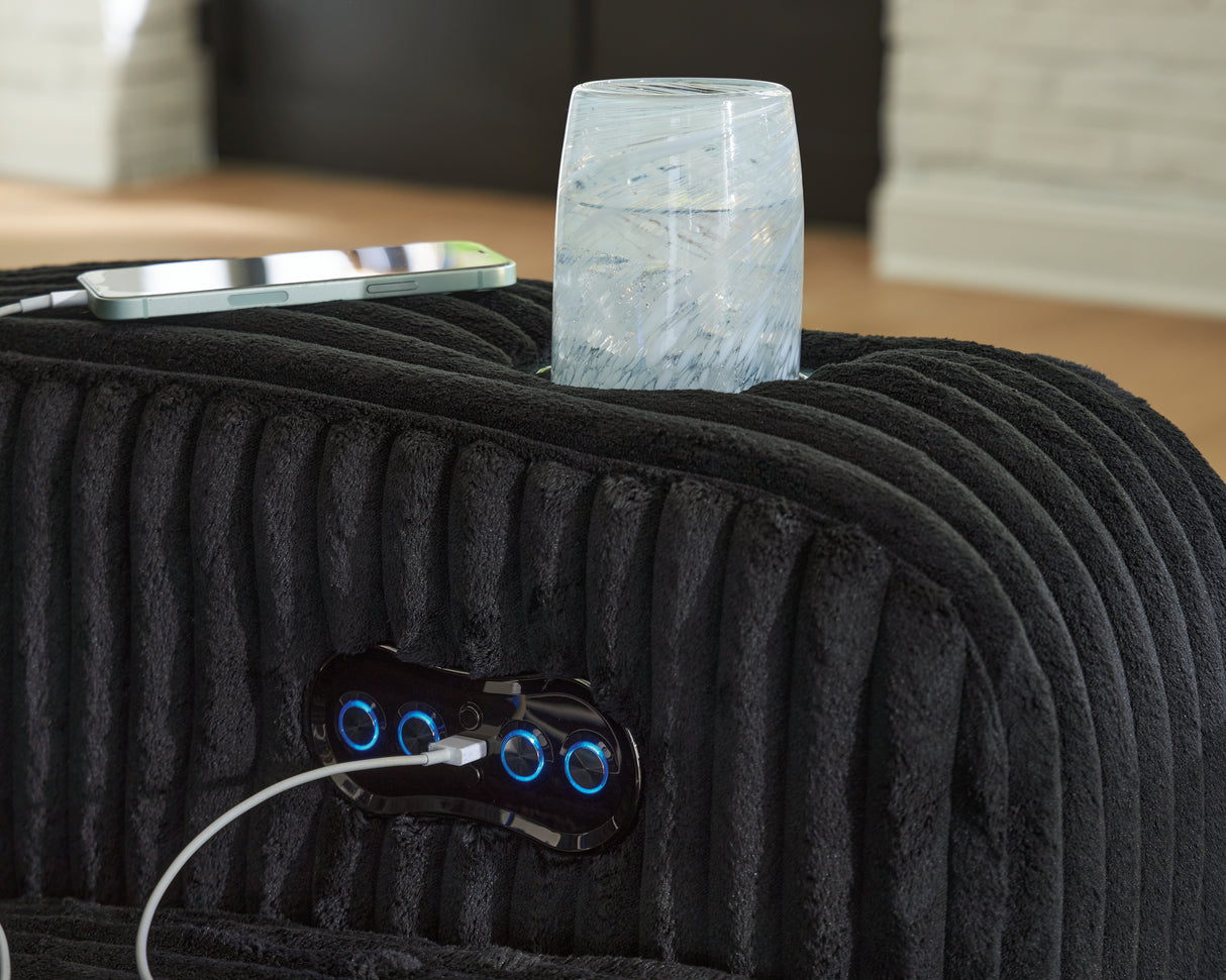 Forest Lake 2-Piece Sofa and Loveseat (Power Reclining Sofa, Power Reclining Loveseat with Console)