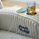 Forest Lake 2-Piece Sofa and Loveseat (Power Reclining Sofa, Power Reclining Loveseat with Console)