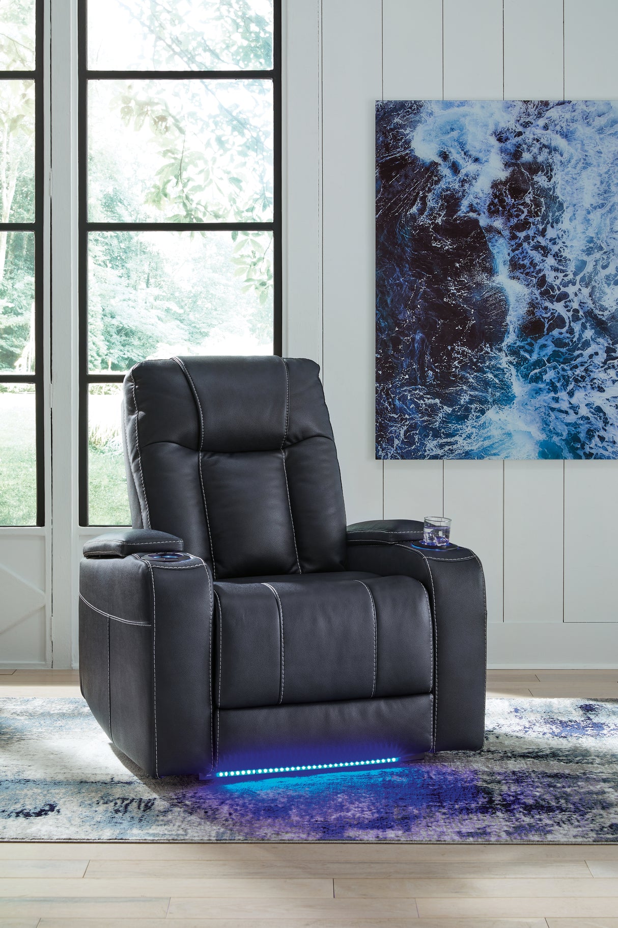 Feazada Power Recliner (Color: Sapphire)