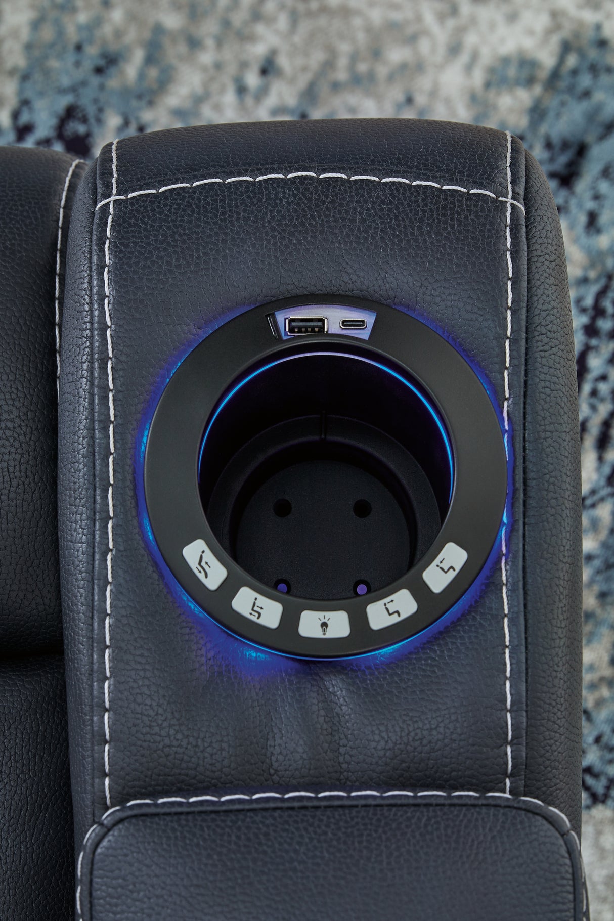 Feazada Power Recliner (Color: Sapphire)