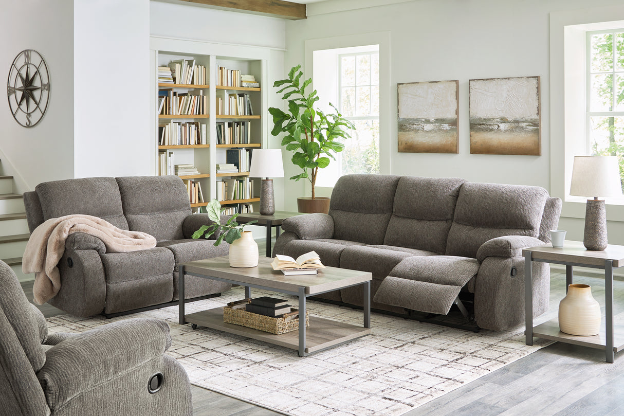 Scranto 3-Piece Sofa, Loveseat and Recliner (Reclining Sofa, Reclining Loveseat, Recliner)